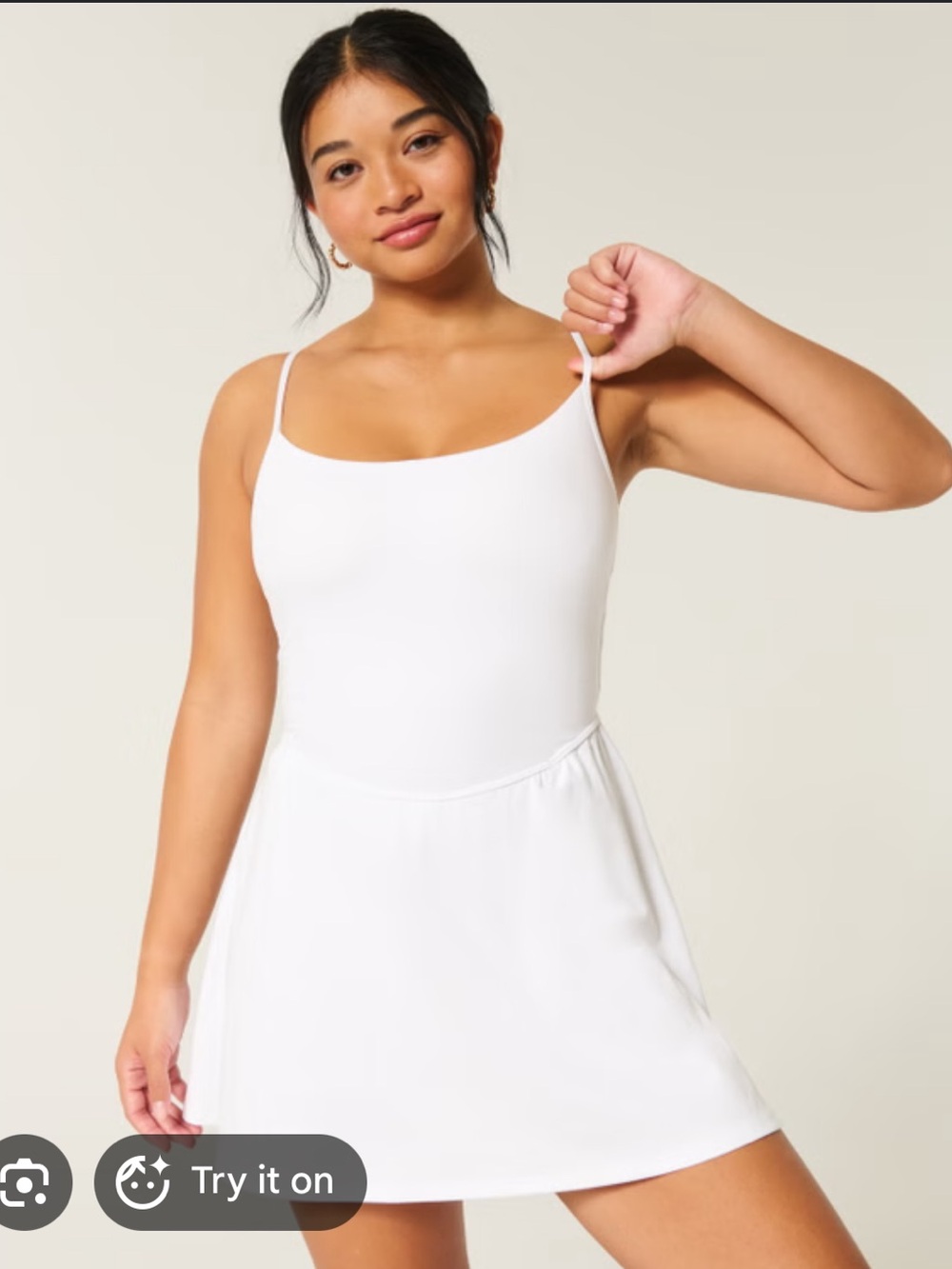 Gilly Hicks Active Strappy Back Dress - White